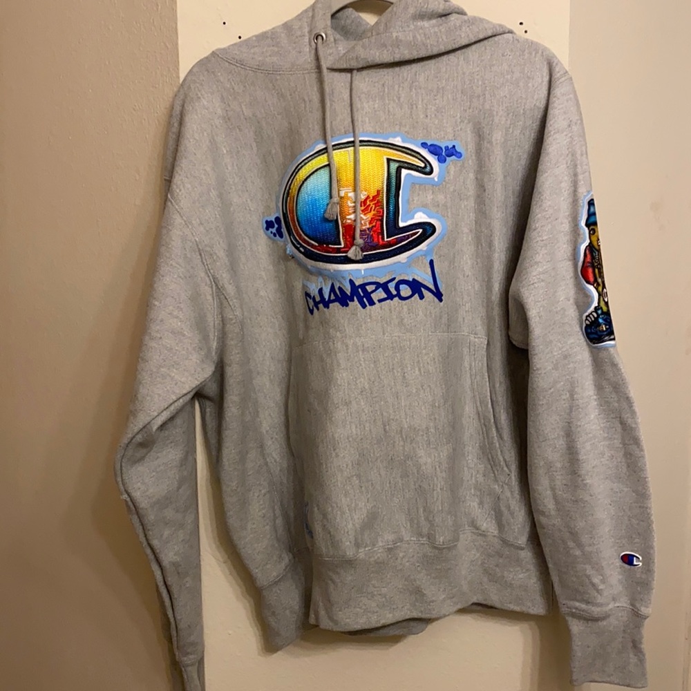 Champion hoodie King Phade Graffiti sizeM